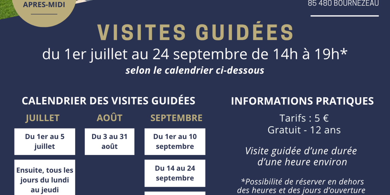 Visites guidées été 2026