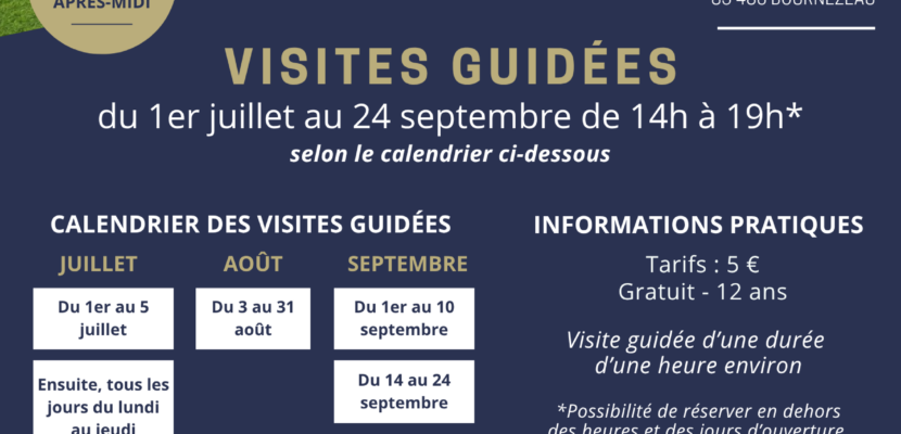 Visites guidées été 2026